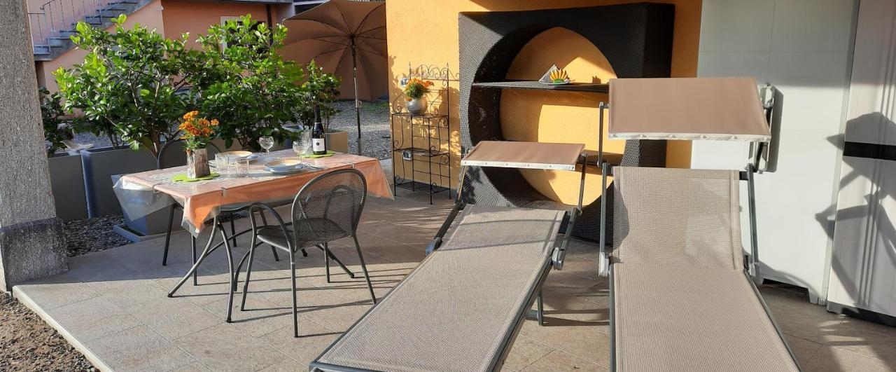 Ferienwohnung Gallo Mit Ueberdachter Terrasse Parkplatz 100 Mtr Z Strand كانوبيو المظهر الخارجي الصورة